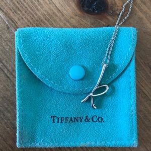 Tiffany Elsa Peretti Initial K Necklace